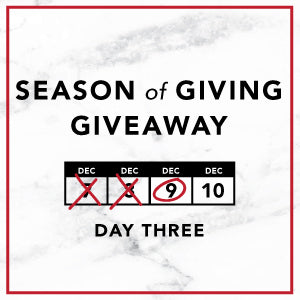 Season of Giving Giveaway - Wednesday