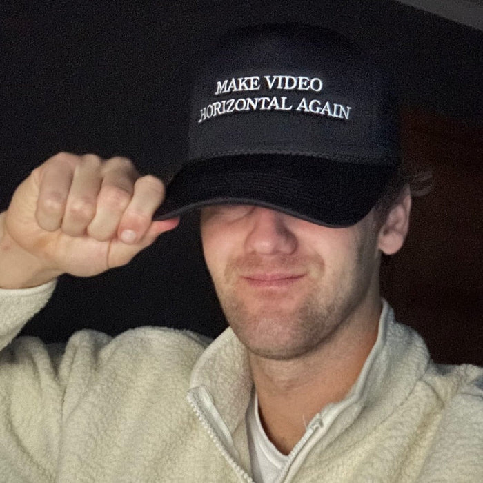 "Make Video Horizontal Again" - Trucker Hat