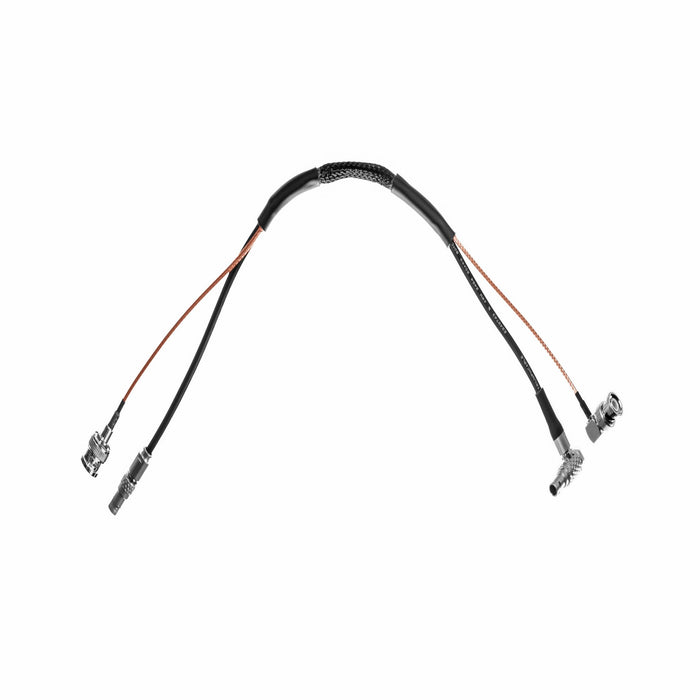 12" 2 pin to 4 pin LEMO & SDI cable