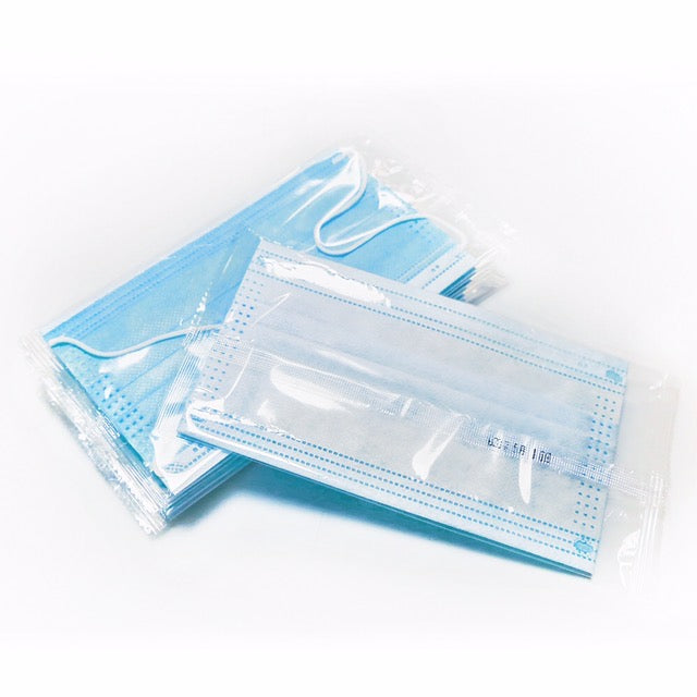 Individually Wrapped 3 PLY Disposable Mask